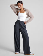 blue trouser pant with pocket at both sides.
